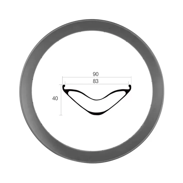 FAT90S Carbon Fatbike Rim