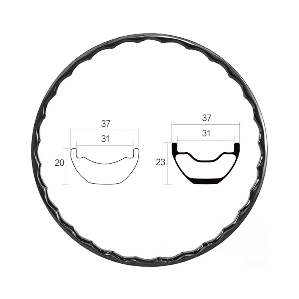 MBD937TR Carbon MTB Rim