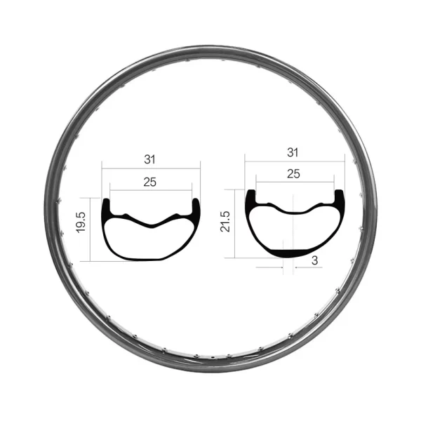MWD931XC MTB Carbon Rim