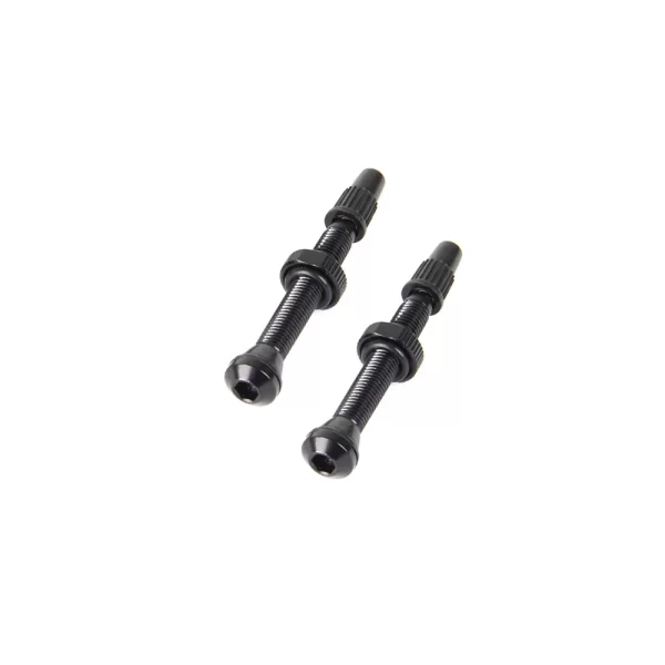 TUBELESS VALVE ALU BLACK 25-33MM